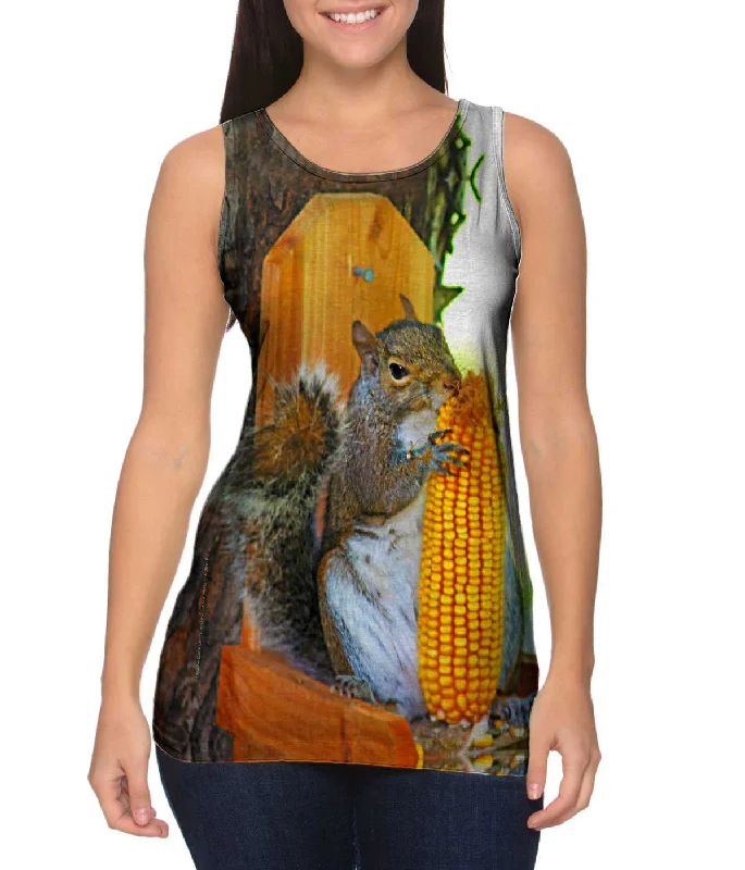 Sports Training Tank-Corn Squirrel