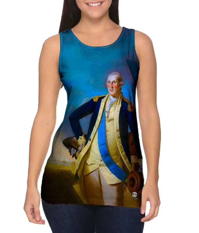 Comfortable Lounge Tank-Charles Willson Peale  - "George Washington Portrait" (1780)