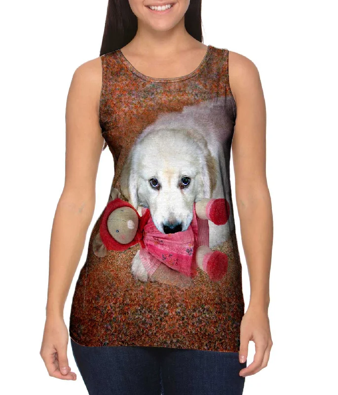 Bold Design Tank Top-Chew Toy Labrador