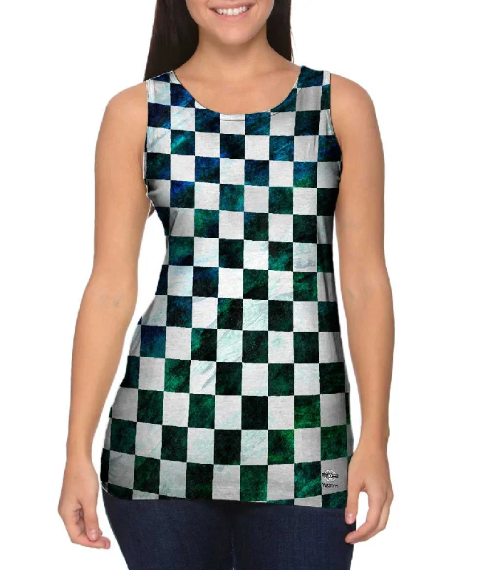 Soft Knit Tank Top-Checkered Dreams Checkered Past