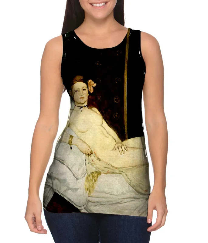 Custom Name Tank Top-Edouard Manet -"Olympia" (1863)