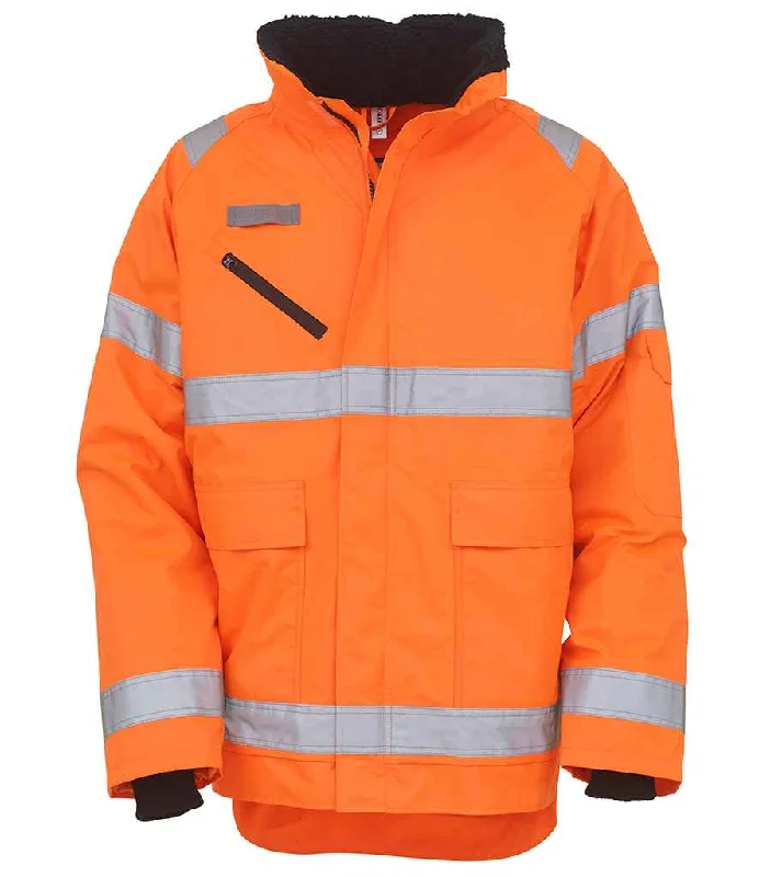 Outdoor Waterproof Jacket-Yoko Fontaine Storm Jacket | Orange