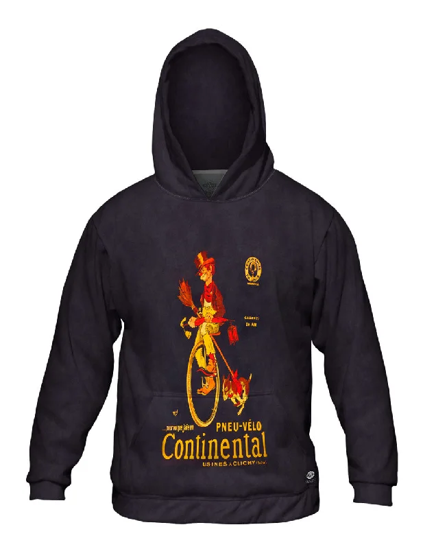 Classic Black Hoodie-"If Only I Had A Continental Bicycle Tire Advertising Poster"