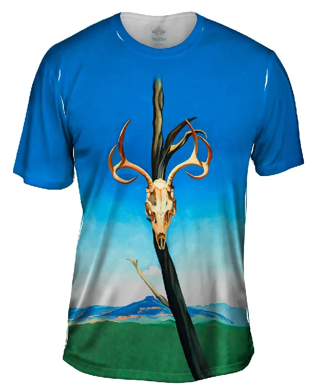 Cool Vintage T-shirt-Georgia Okeeffe - "Deer Skull with Pedernal" (1936)