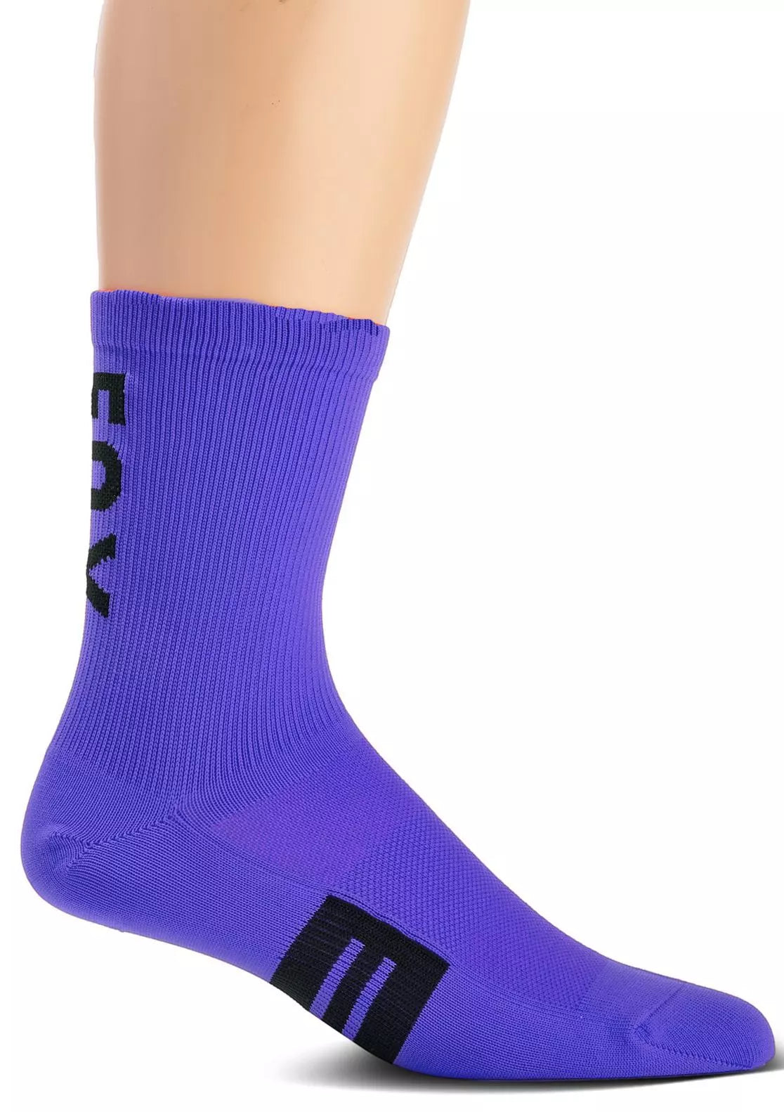 Comfortable Athletic Socks-Fox Racing 6" Flexair Merino Sock - Violet