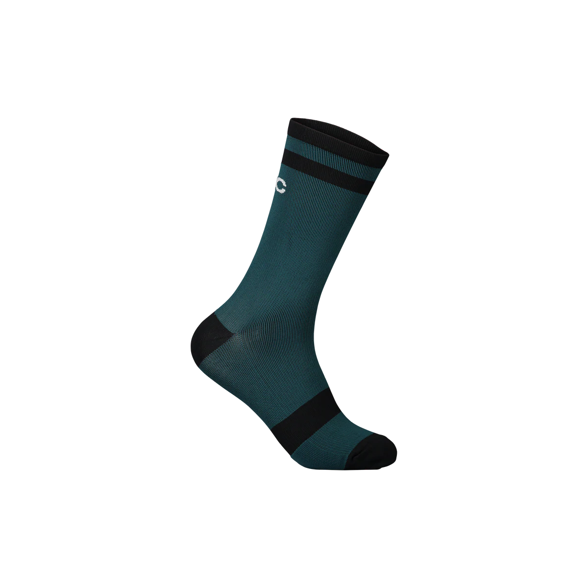 Fun Novelty Socks-POC Lure Long MTB Sock - Dioptase Blue-Uranium Black