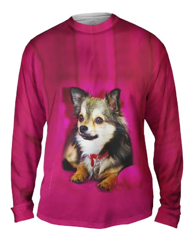 Cool Slogan Long Sleeve Shirt-Fuzzy Wuzzy Dog