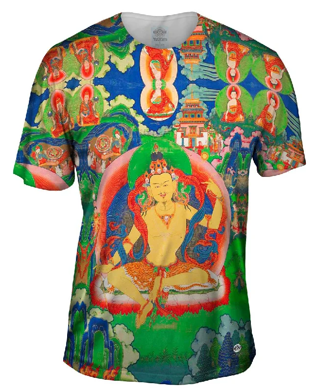 Minimalist T-shirt-"Bhutanese Thanka Of Guru Nyima Ozer"