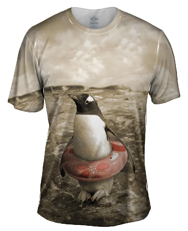 Personalized Graphic T-shirt-Safe Penguin