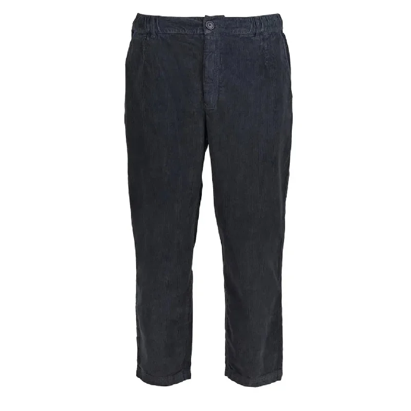 Comfortable Lounge Pants-Barbour Highgate Cord Trouser Navy