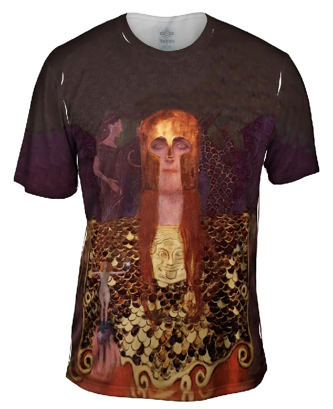 Adventure Graphic T-shirt-Gustav Klimt -"Pallas Athena" (1898)