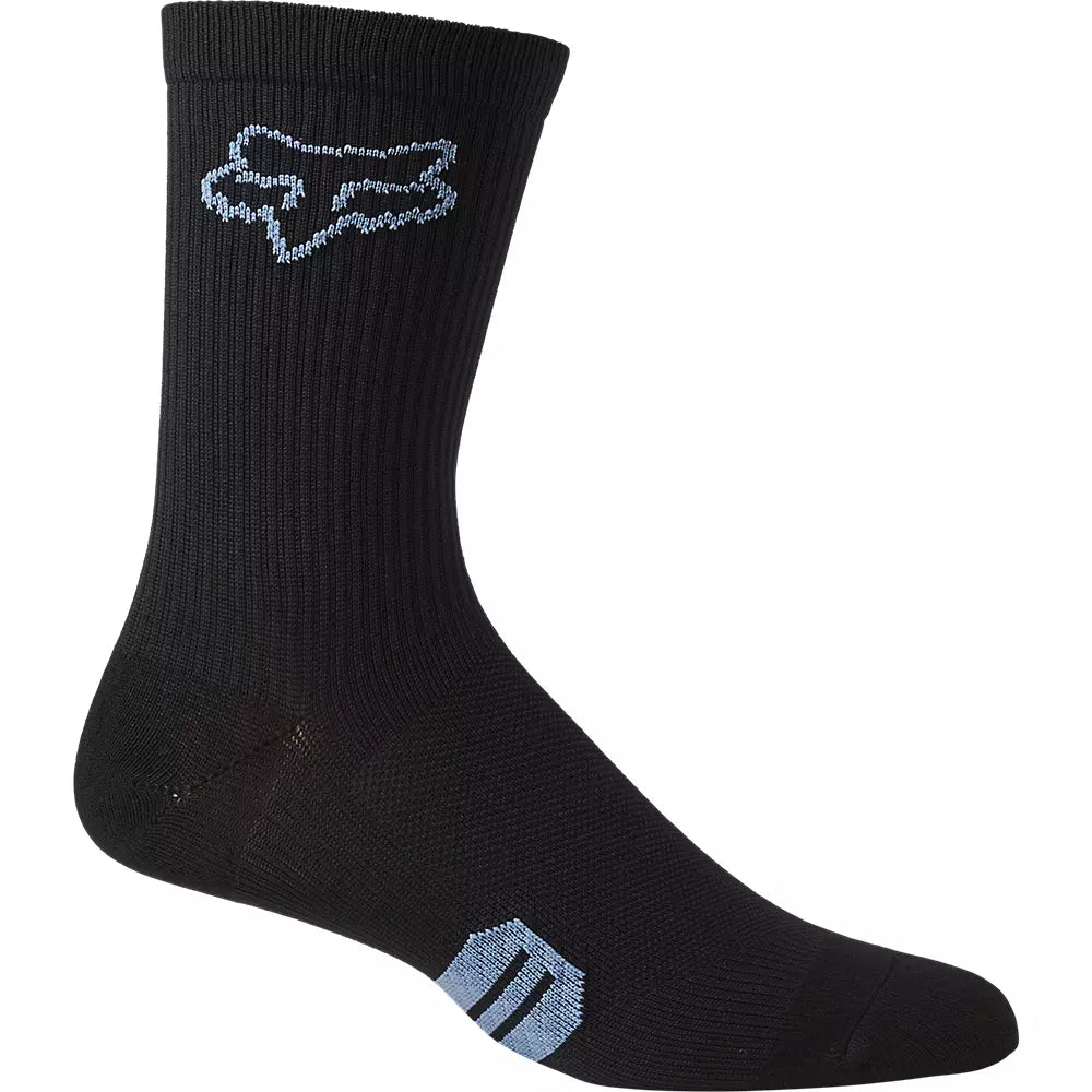 Comfortable Workout Socks-Fox Racing 6" Ranger Sock - Womens - Black-Blue