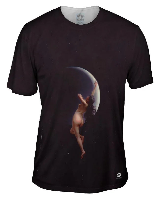 Unique Design T-shirt-Falero Luis Ricardo  - "Moon Nymph" (1883)