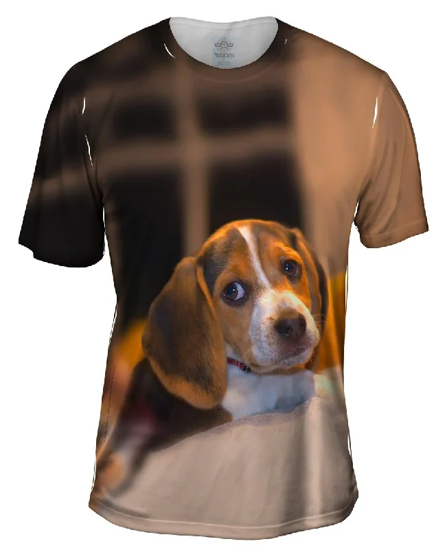 Street Art T-shirt-Snuggle Time Beagle