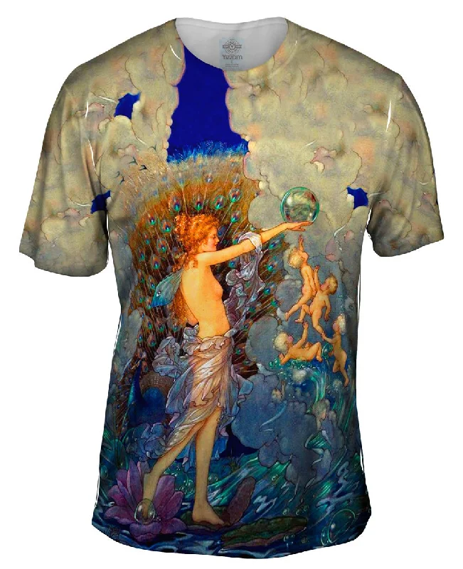 Bohemian Style T-shirt-Harold Gaze - "Ocean Fairy" (1919)