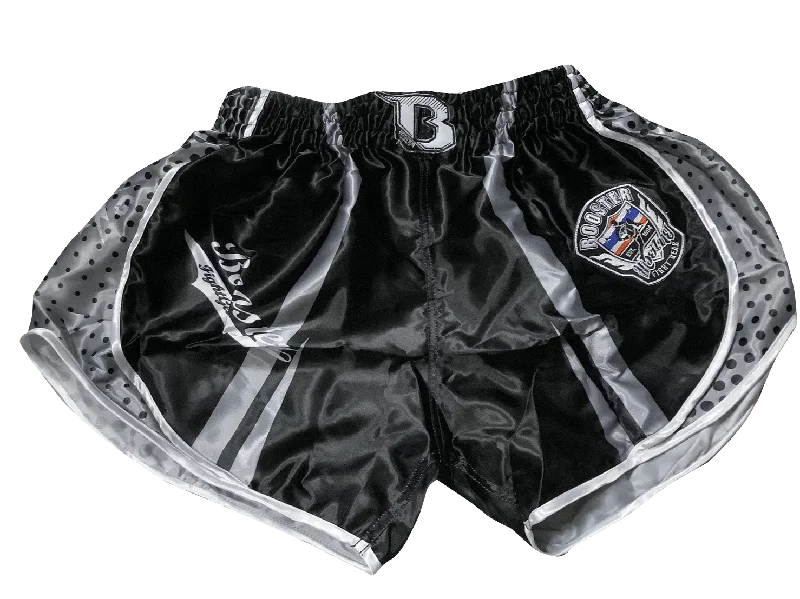 Casual Outdoor Shorts-Booster Shorts White Shield