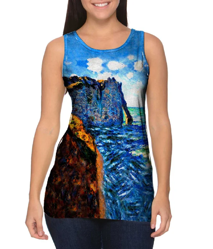 Vintage Style Tank Top-Claude Monet - "The Manneport" (1882)