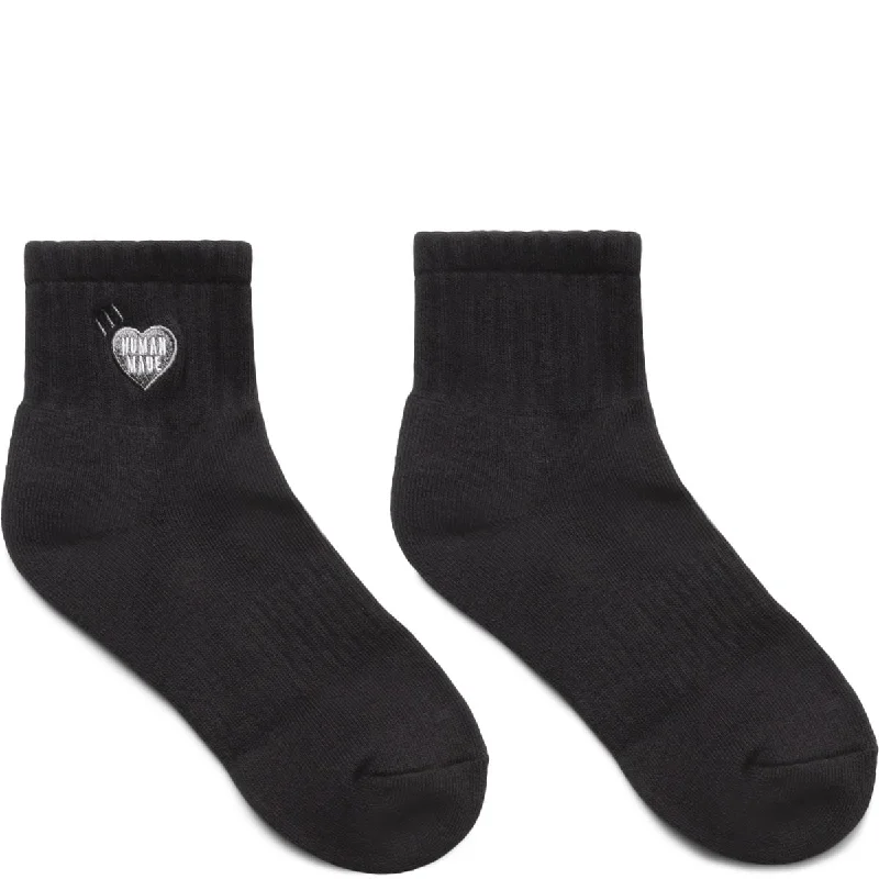 Relaxed Fit No-Show Socks-SHORT PILE SOCKS