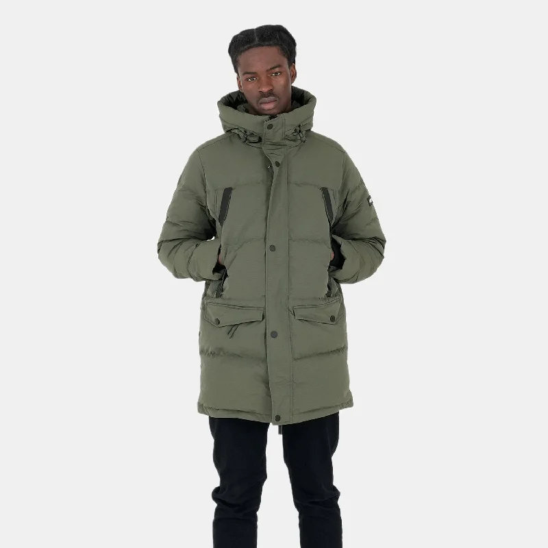 Water-Resistant Jacket-Larkin Jacket Dark Olive