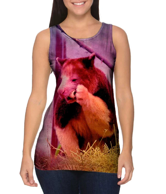 Cool Animal Print Tank-Eating Tree Kangaroo