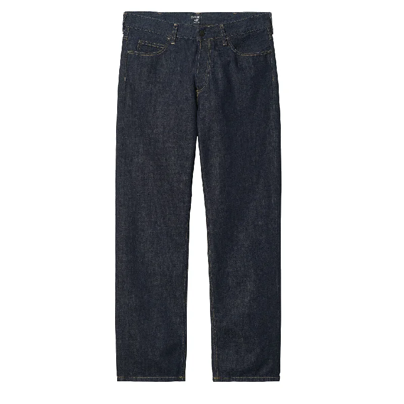 Vintage Fit Pants-Carhartt WIP Marlow Pant Blue Rinsed