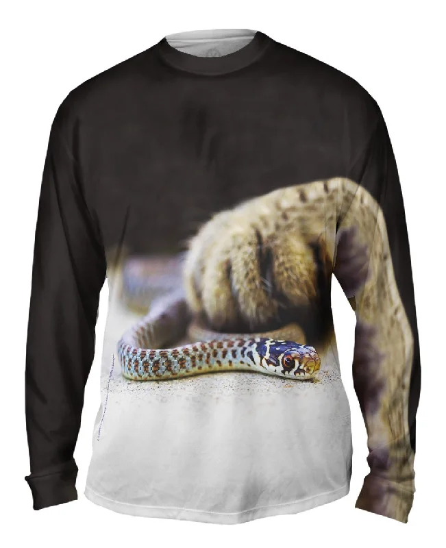 Trendy Color Long Sleeve Shirt-Famous Snake Paw