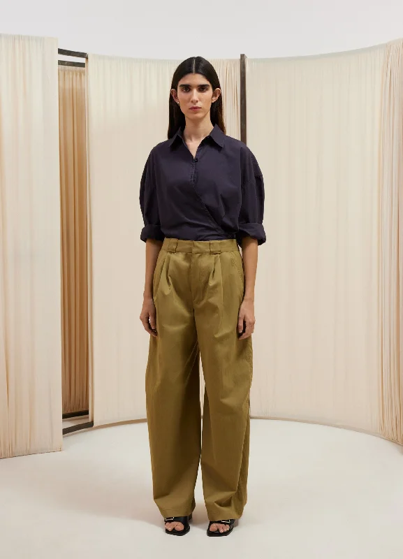 Vintage Fit Pants-WIDE LEG PANTS