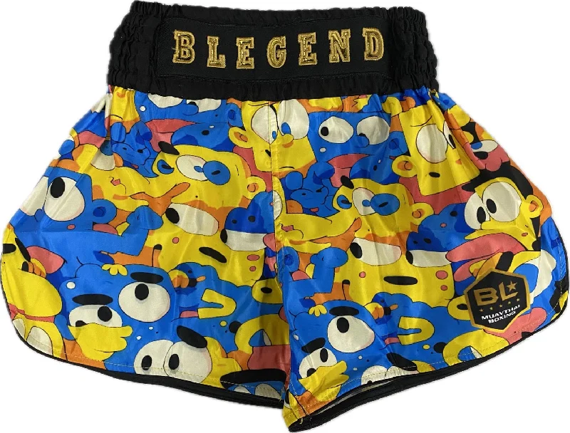 Loose Fit Beach Shorts-Blegend Kids Boxing Shorts MOORA