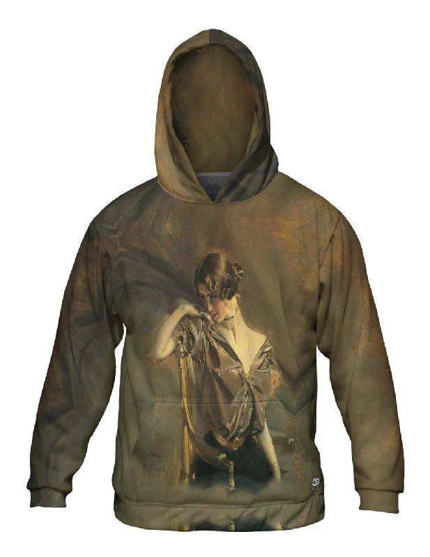 Soft Hooded Sweatshirt-"Cleo de Merode"