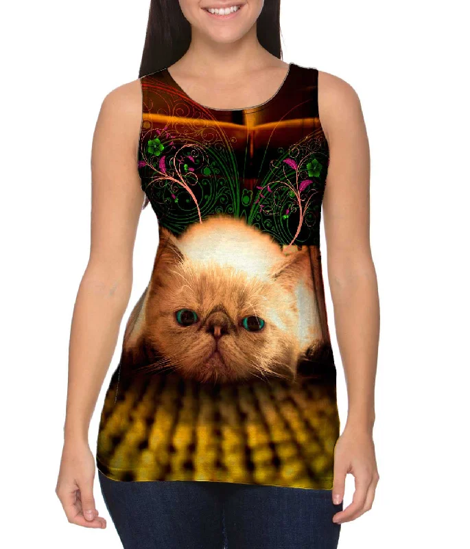 Sports Casual Tank Top-Carpet Exotic Kitten