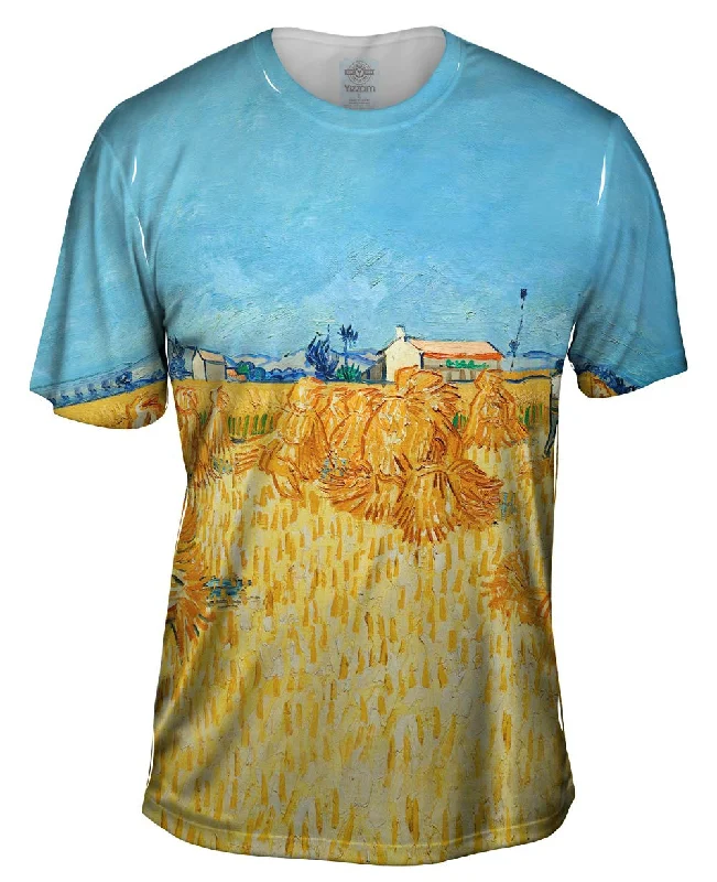 Urban Style T-shirt-Vincent Van Gogh - "Harvest In Provence" (1888)