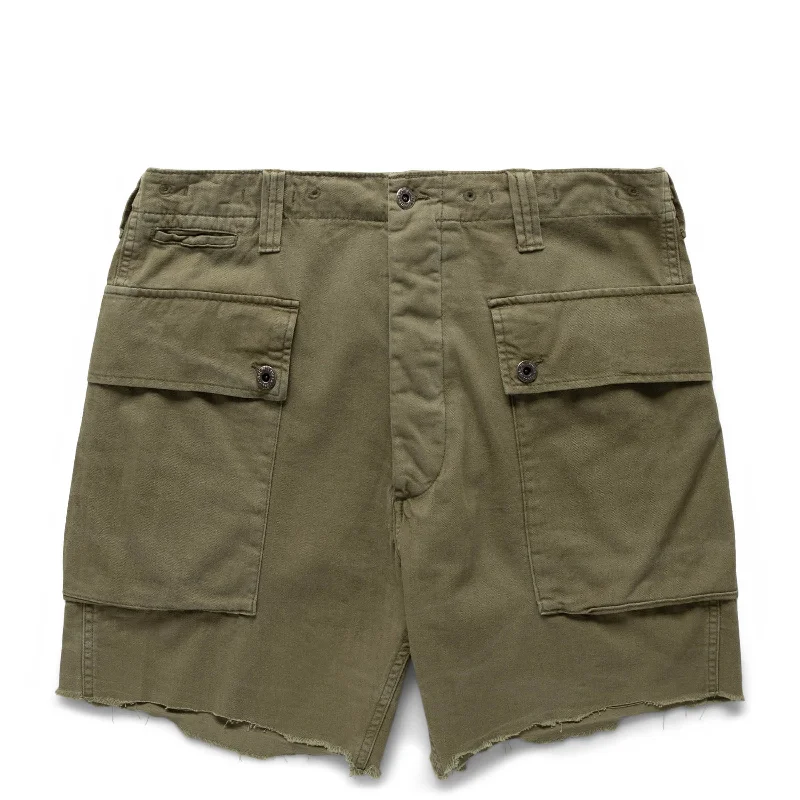 Comfortable Lounge Shorts-RL44 HERRINGBONE TWILL CARGO SHORT