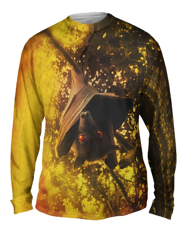 Urban Fashion Long Sleeve Shirt-Fruit Fox Bat