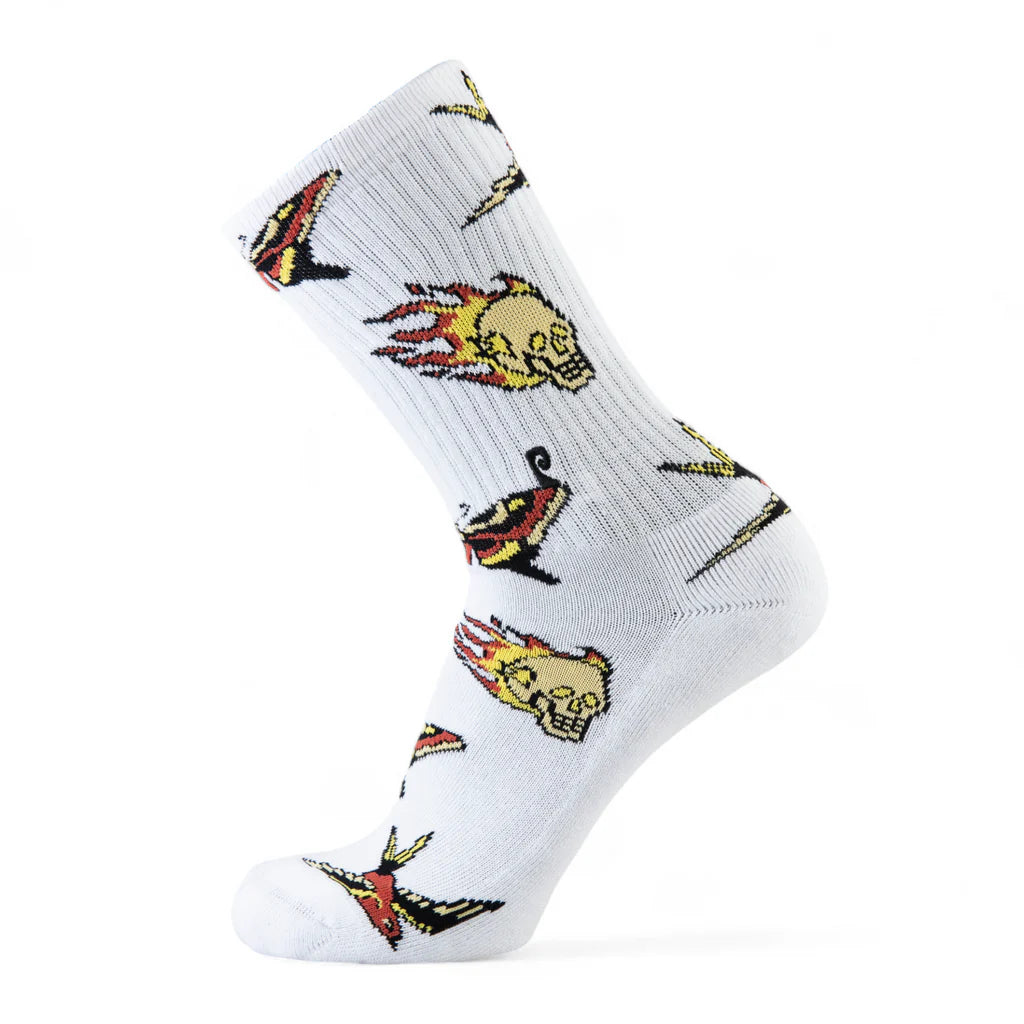 Classic Ribbed Socks-Psockadelic Tattoo Socks