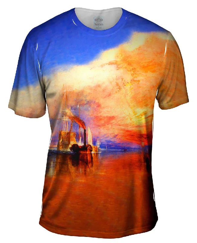 Summer Vibes T-shirt-William Turner - "The Fighting Temeraire  Tugged To Her Last Berth To Be Broken Up" (1839)