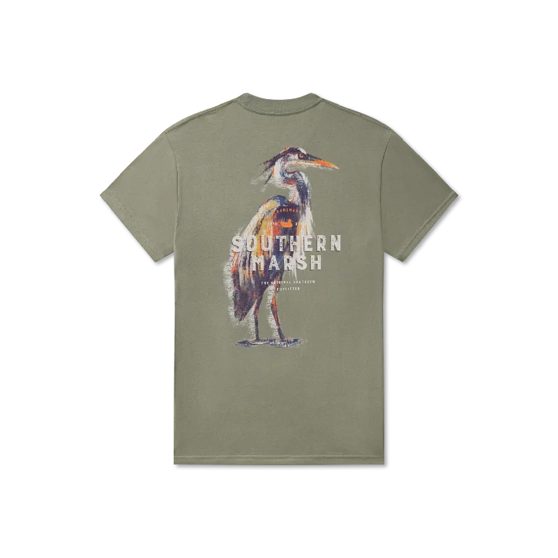 Inspirational Graphic T-shirt-Impressions Tee - Heron