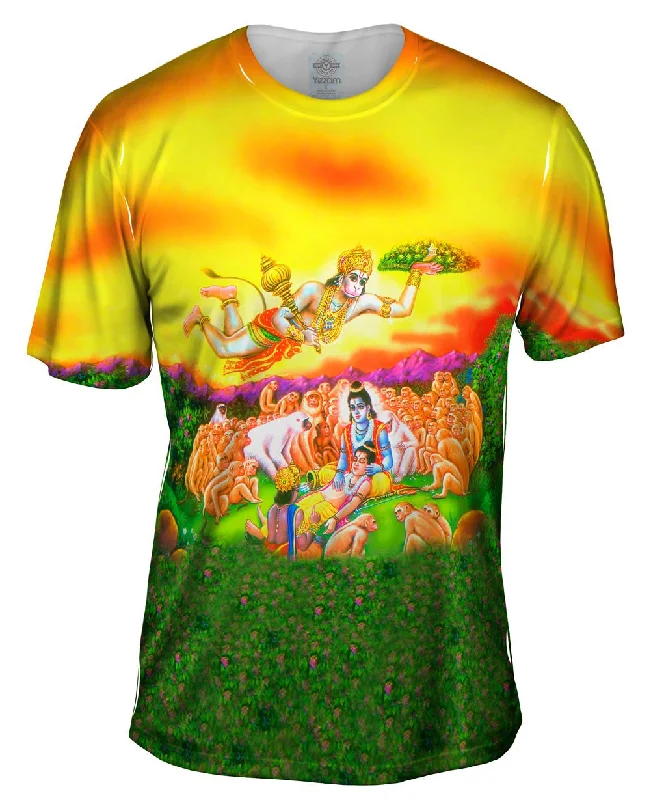 Graphic Tee T-shirt-Hindu God - "Bajrang Bali Medical"