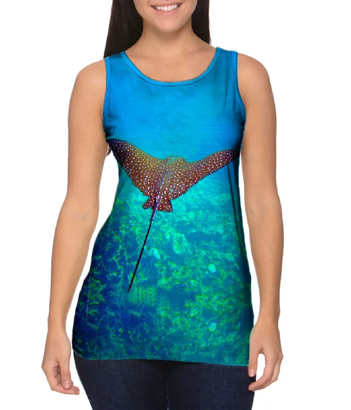 Sporty Design Tank Top-Eagle Ray Wonder