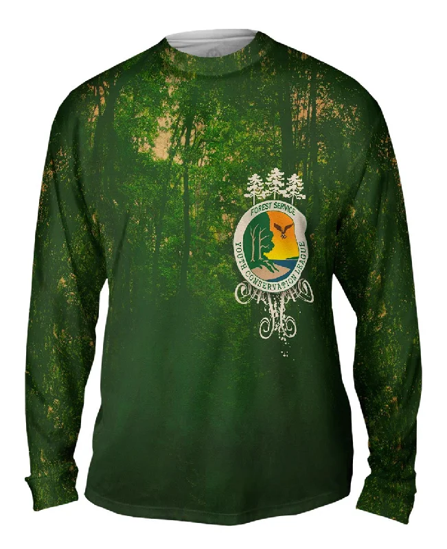 Sports Performance Long Sleeve-Forest Service Trio Tree