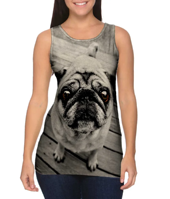 Comfortable Cotton Tank-Deck Pug