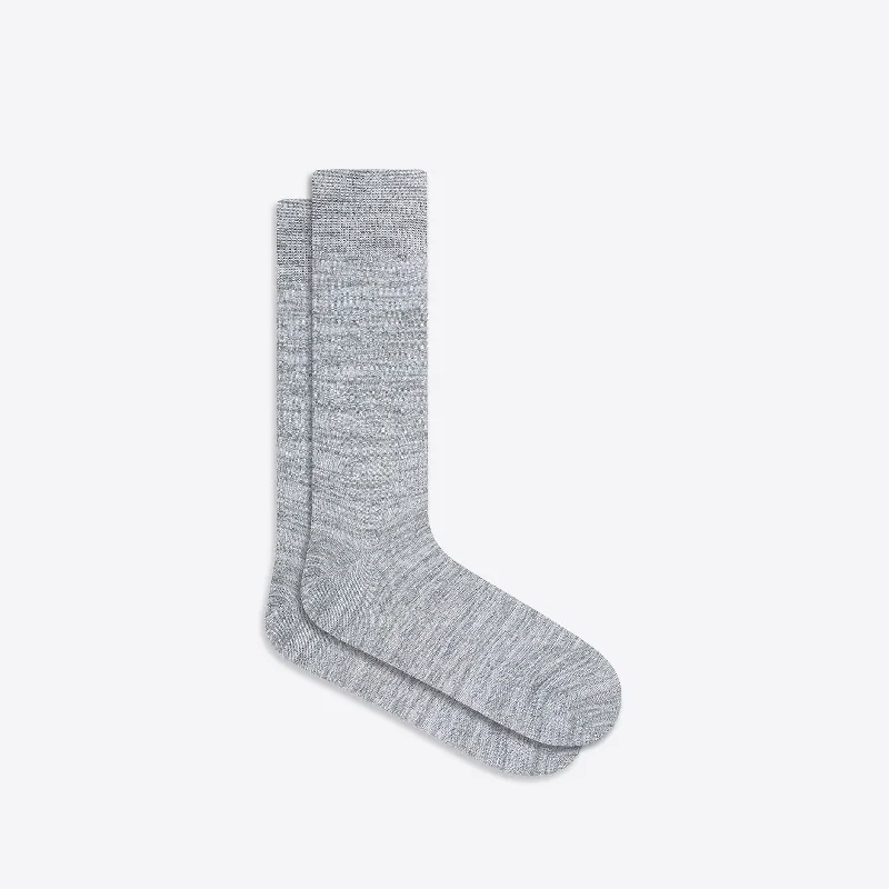 Stylish Sport Socks-Heathered Mid-Calf Socks