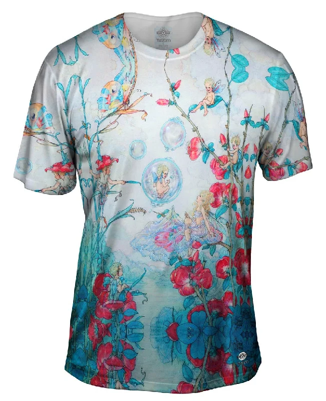 Abstract Art T-shirt-Harold Gaze - "Fairies And Bubbles"