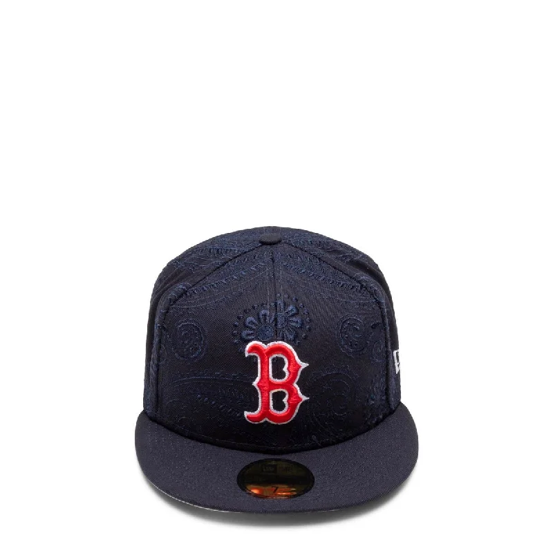 Personalized Logo Snapback Hat-59FIFTY BOSTON RED SOX SWIRL FITTED CAP