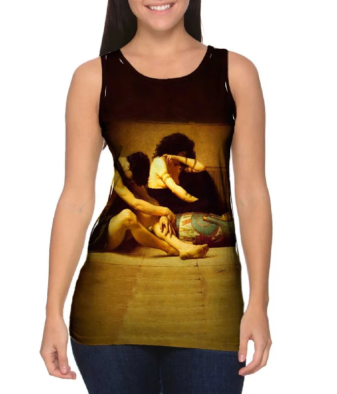 Custom Embroidered Tank-Charles Sprague Pearce - "The Death of the Firstborn" (1877)