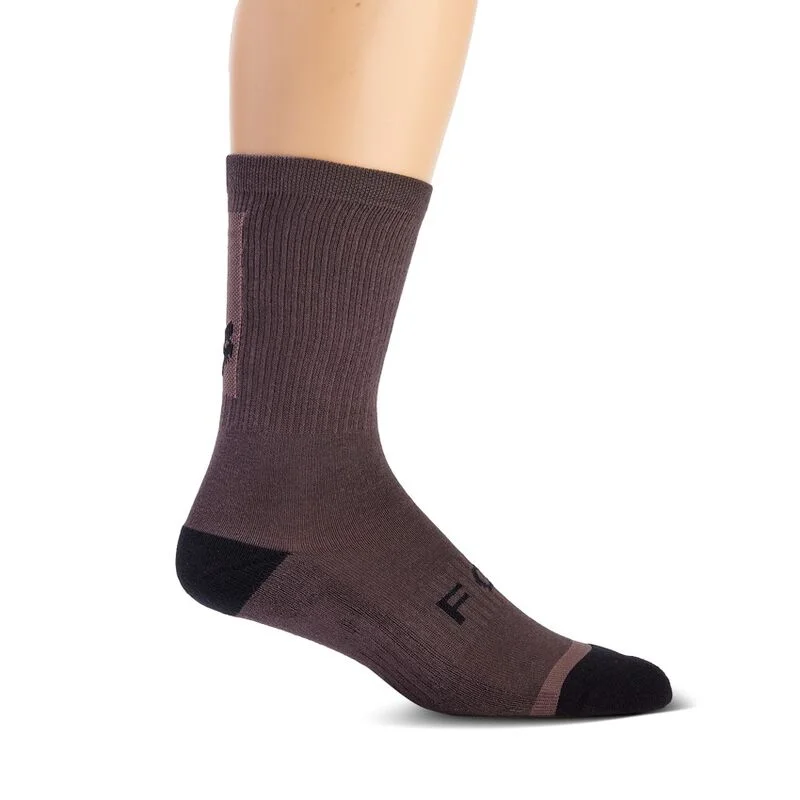 High-Quality Sports Socks-Fox Racing 8" Defend Sock - Purple