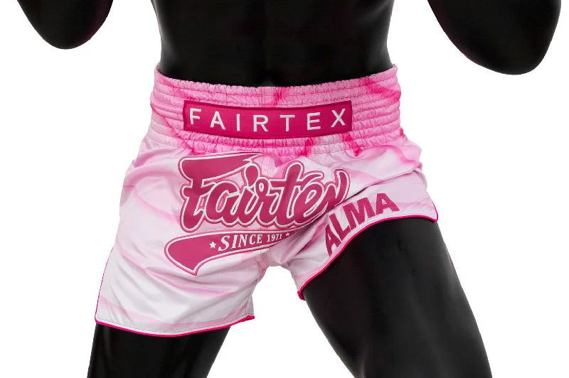 Athletic Compression Shorts-Fairtex Shorts BS1914 Pink Alma