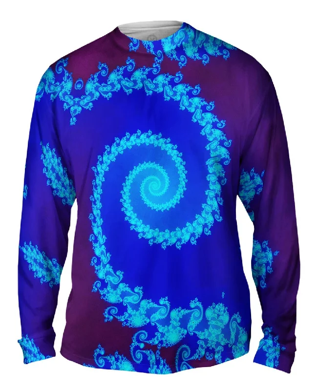 Casual Style Long Sleeve Top-Galaxy Of Galaxies Fractal