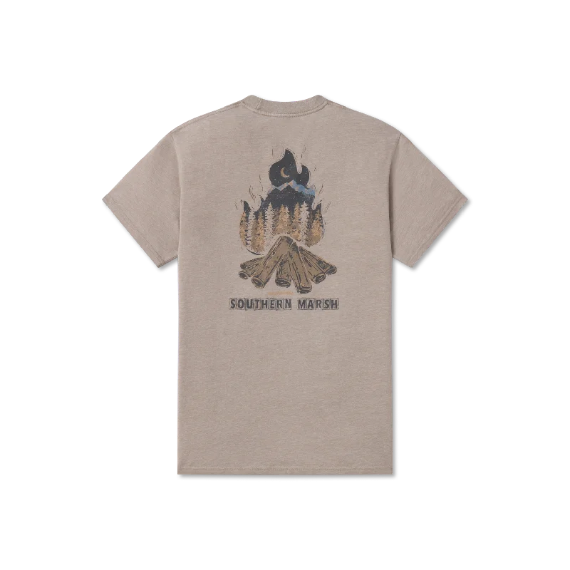 Custom Text T-shirt-SEAWASH™ Tee - Campfire