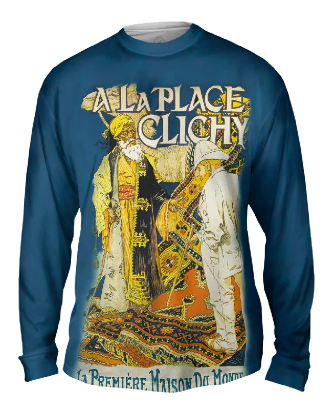 Fashionable Long Sleeve Tee-Eugene Grasset A La Place-Clichy