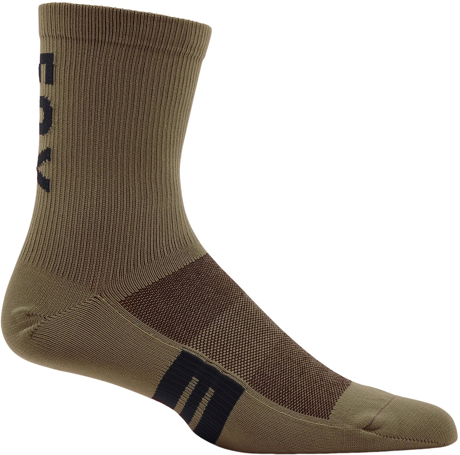 Premium Fitness Socks-Fox Racing 6" Flexair Merino Sock - Dirt